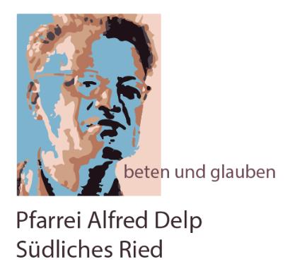 Logo Kath. Pfarrei Alfred Delp Suedliches Ried Schriftpfade1x