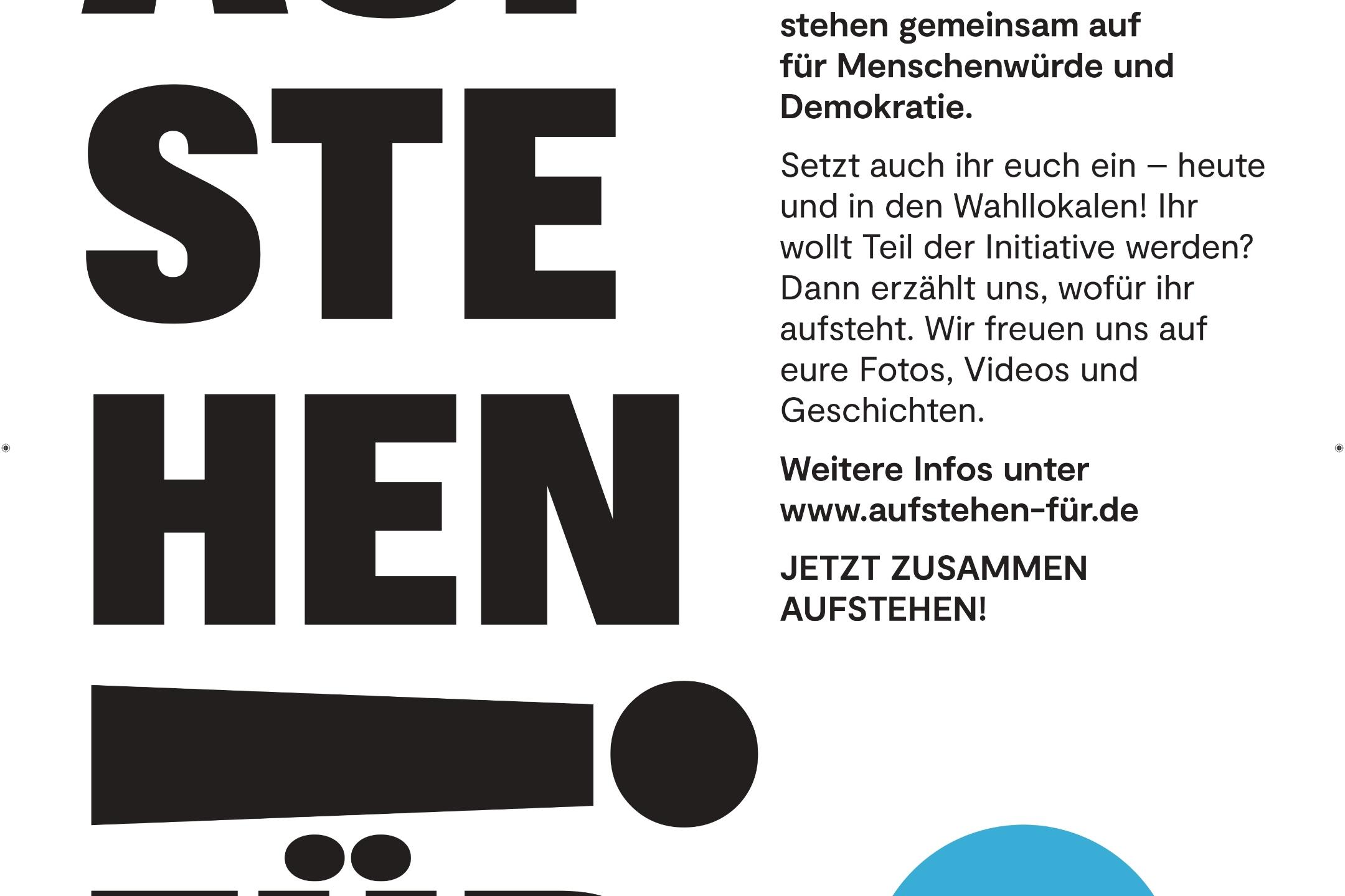 Aufstehen für Demokratie
