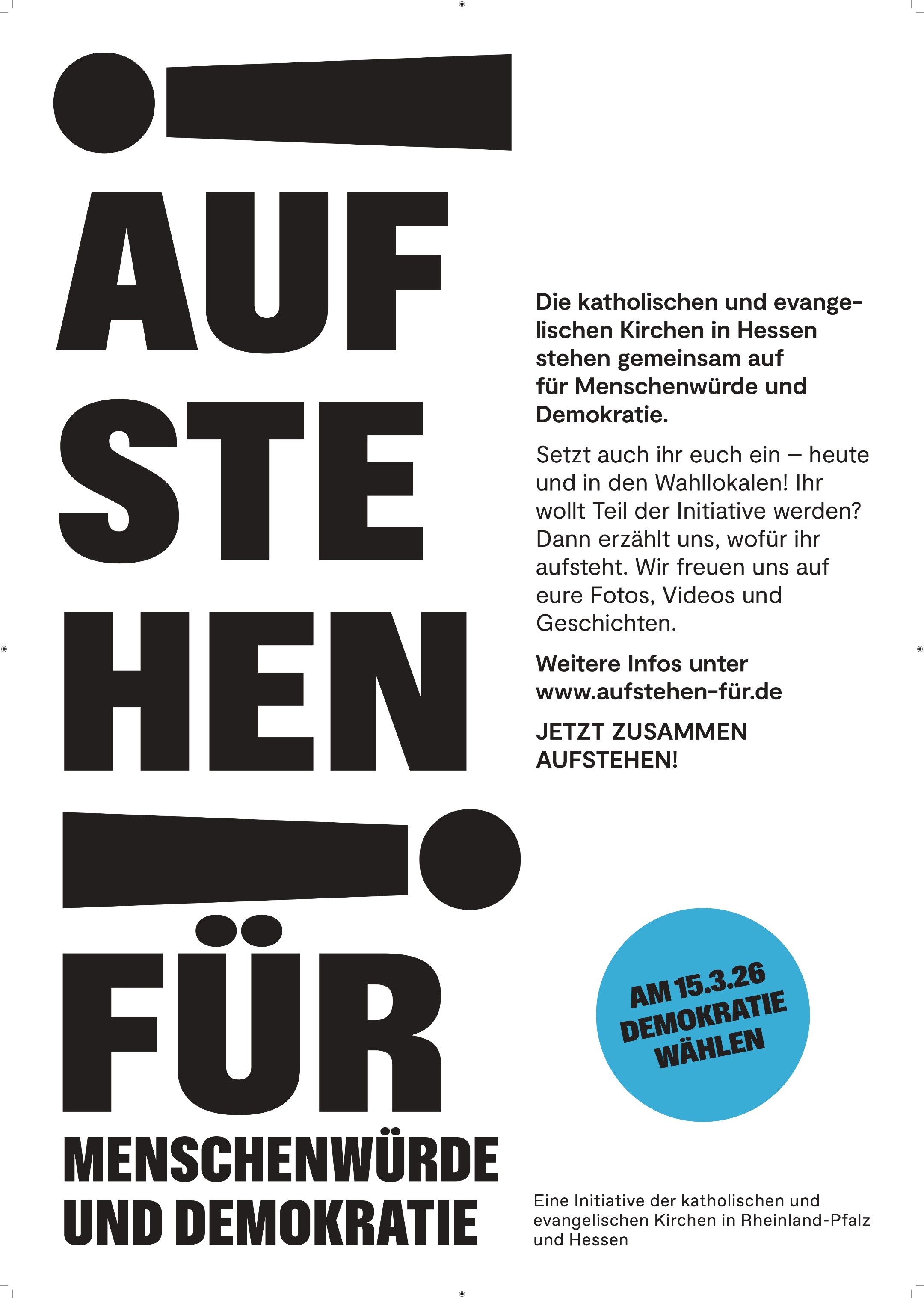 Aufstehen für Demokratie