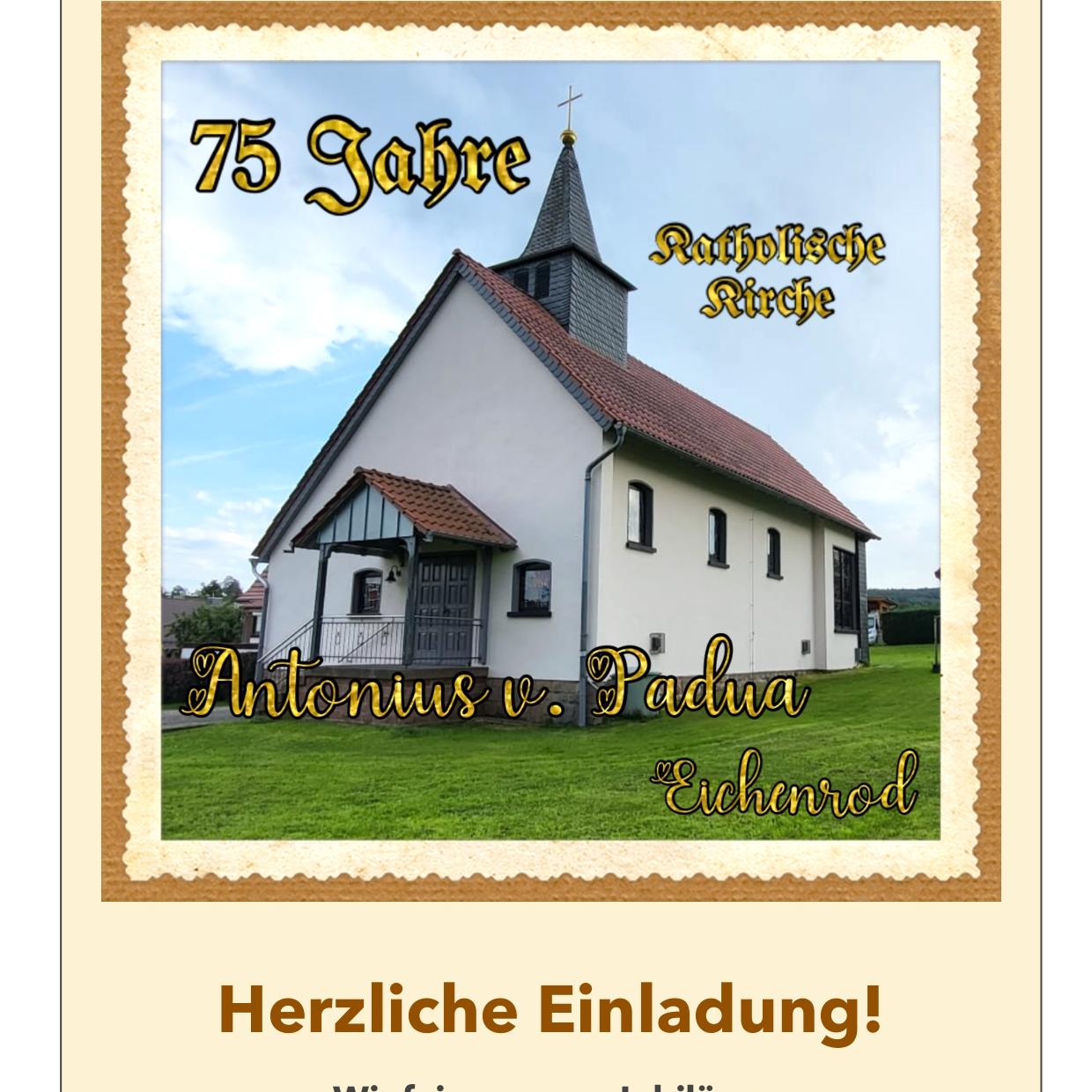 75 Jahre Katholische Kirche in Eichenrod