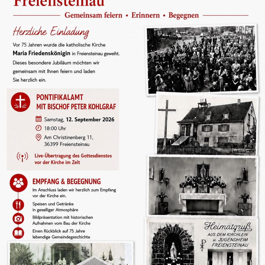 Einladung Freiensteinau 75 Jahre