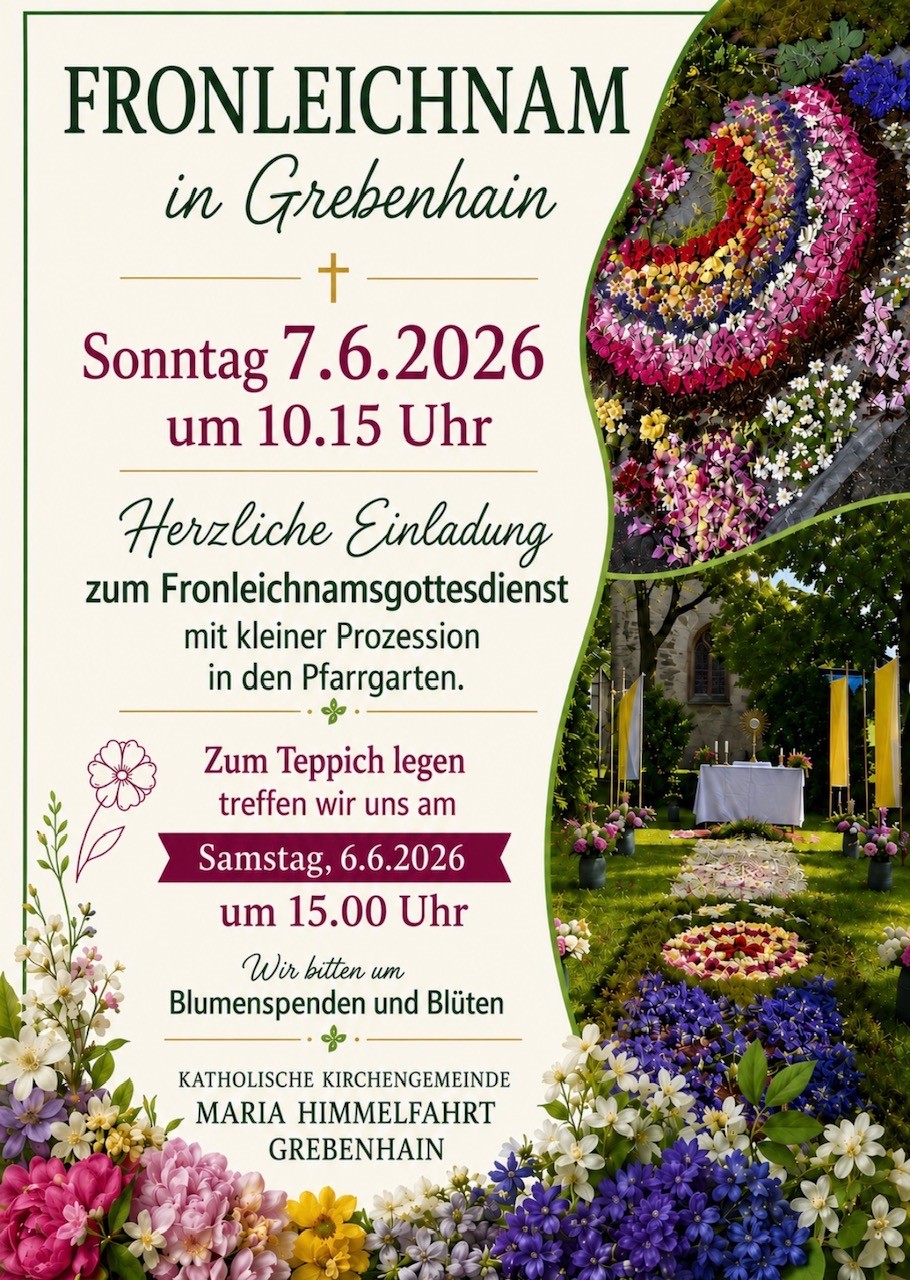Einladung Fronleichnam