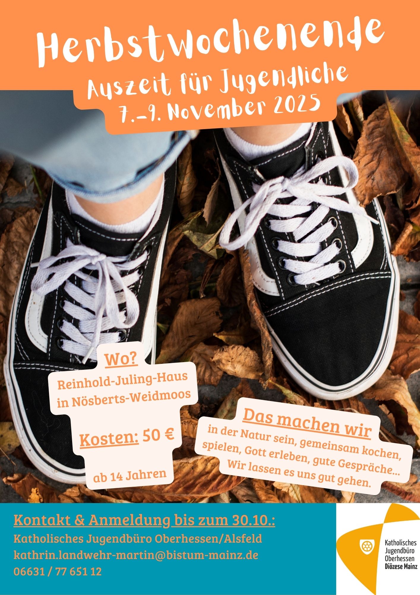Herbstwochenende Auszeit für Jugendliche 7.-9.11.