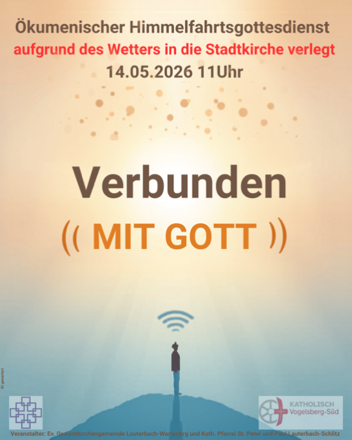 Ökumenischer Gottesdienst zu Himmelfahrt in Lauterbach