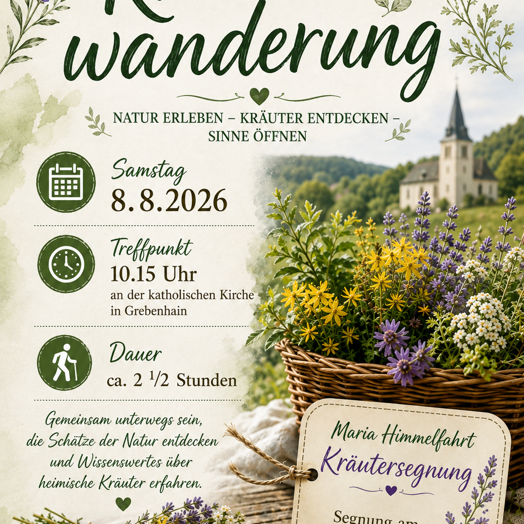Einladung zur Kräuterwanderung 2026