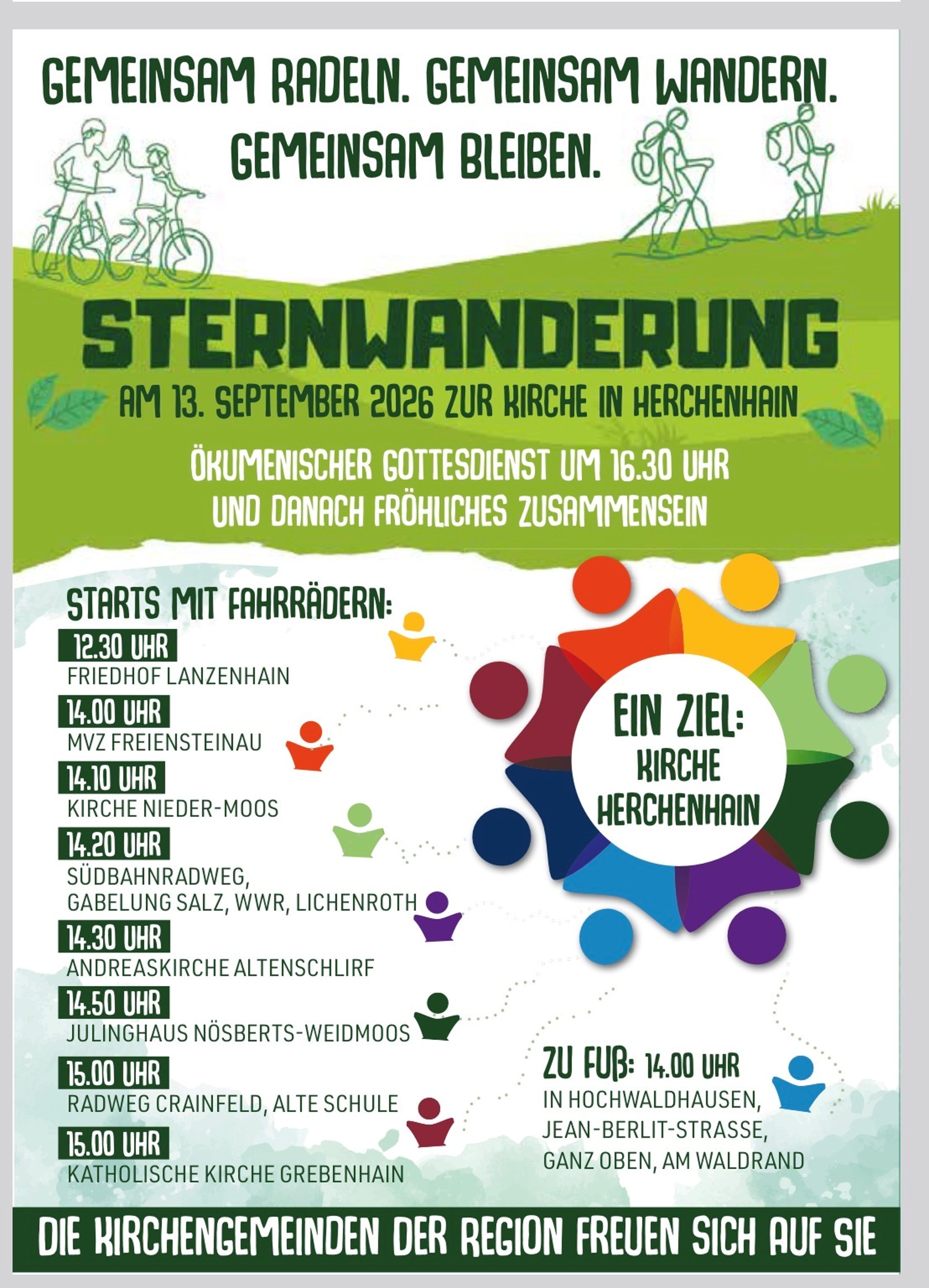 Ökumenischer Gottesdienst Sternwanderung