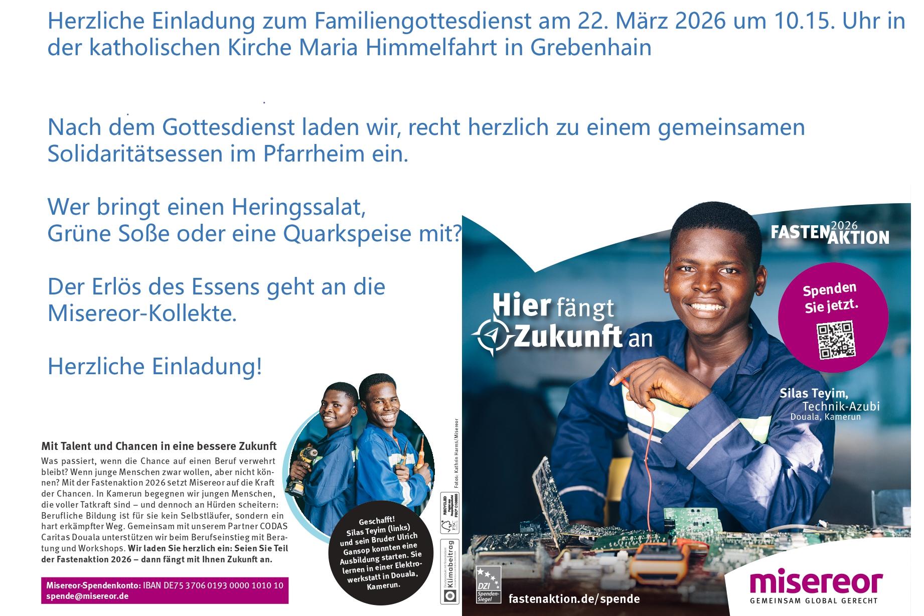 Fastenaktion 2026 - Grebenhain