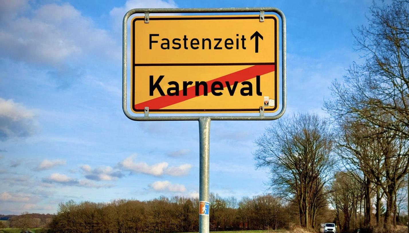 Karneval Ende - Fastenzeit Anfang
