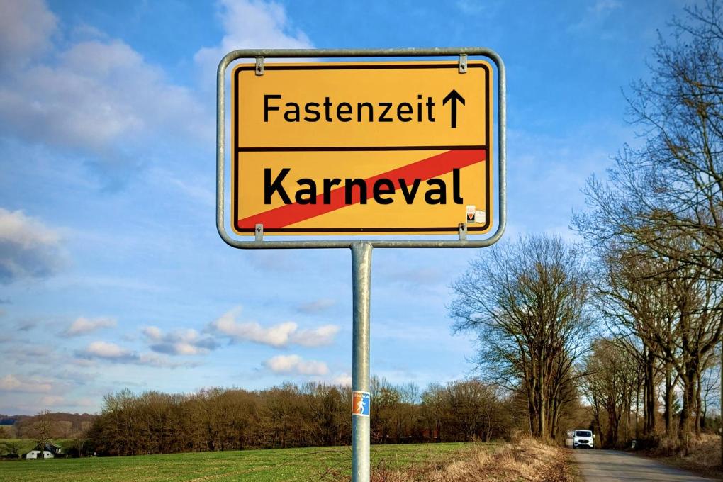 Karneval Ende - Fastenzeit Anfang