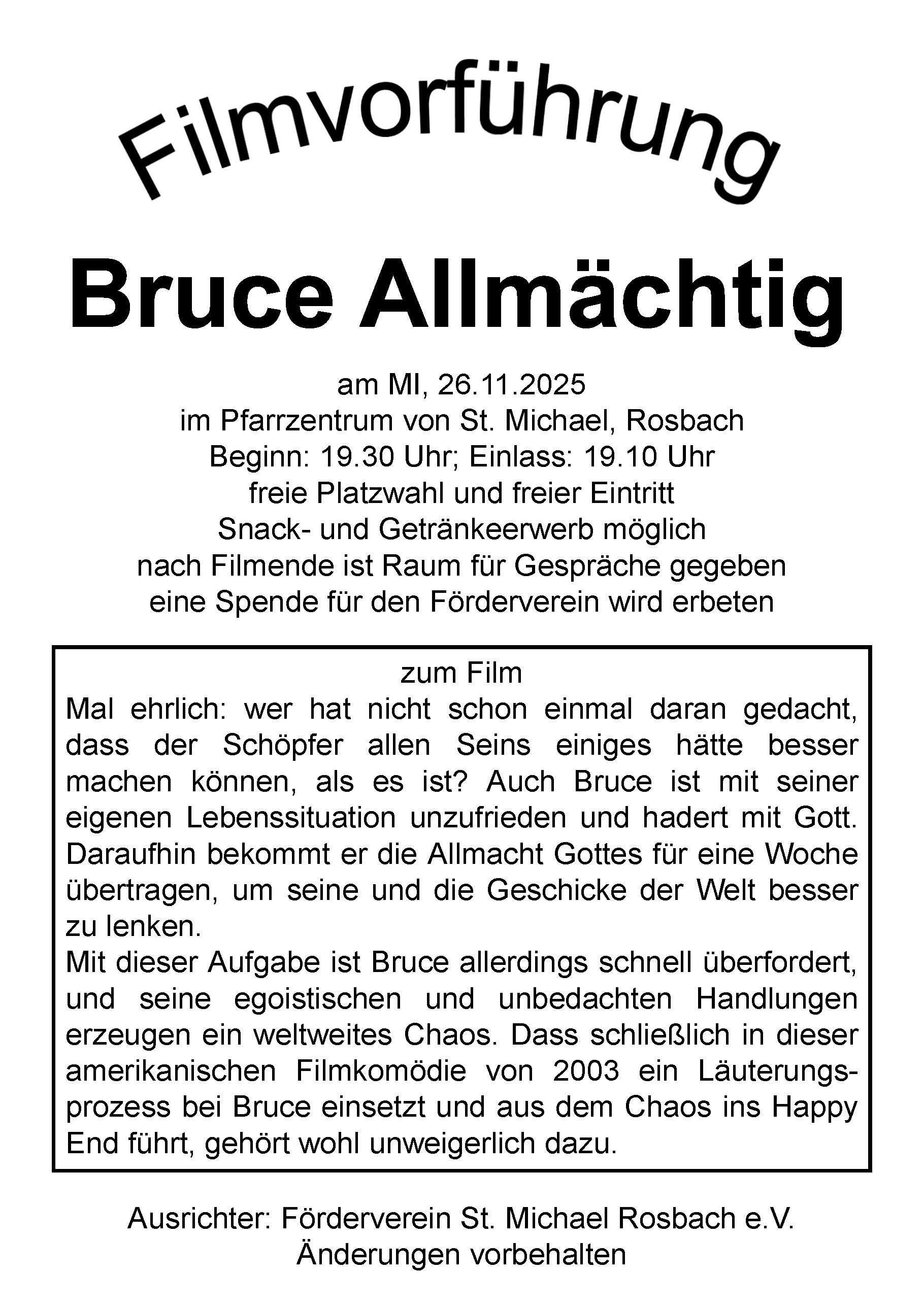 Filmvorführung 20251126