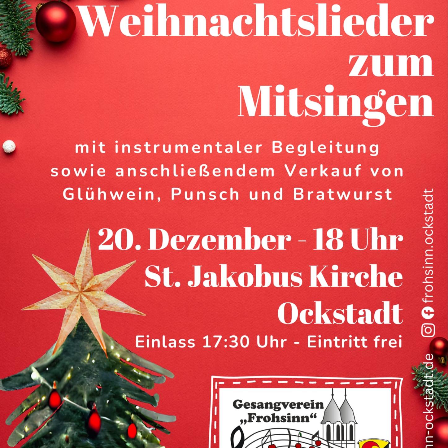 Weihnachtslieder zum mitsingen