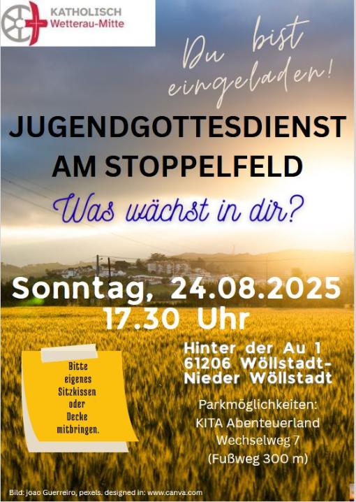 Jugendgottesdienst am Stoppelfeld