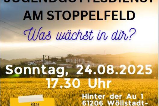 Jugendgottesdienst am Stoppelfeld