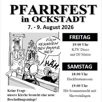 Pfarrfest 2026 Ockstadt