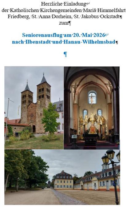 Seniorenausflug 2026