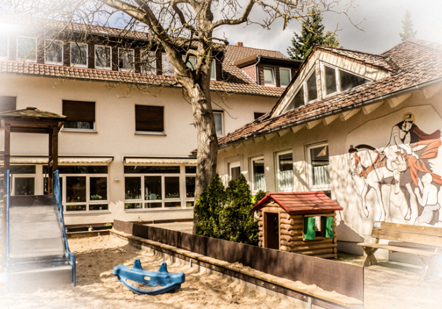 Außenansicht des Montessori-Kinderhauses