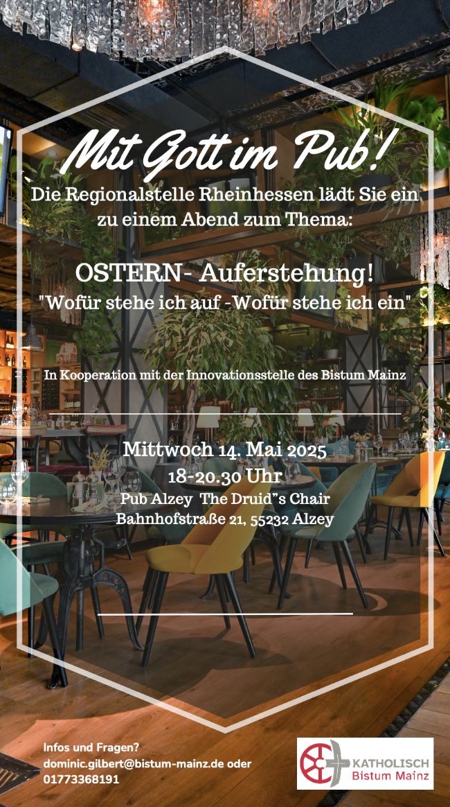 Mit Gott im Pub (c) Regionalstelle Rheinhessen Mit Gott im Pub