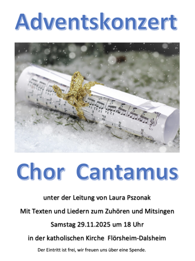 Adventskonzert Chor Cantamus
