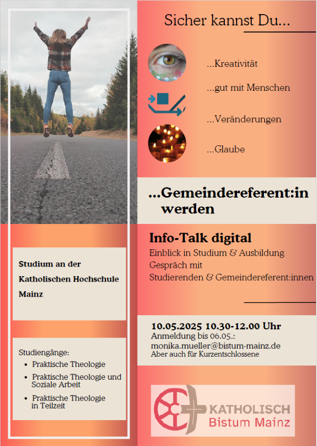 InfoTalkFlyer (c) Bistum Mainz InfoTalkFlyer
