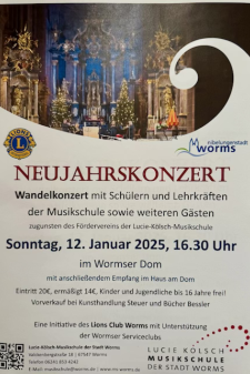 Plakat Neujahrskonzert