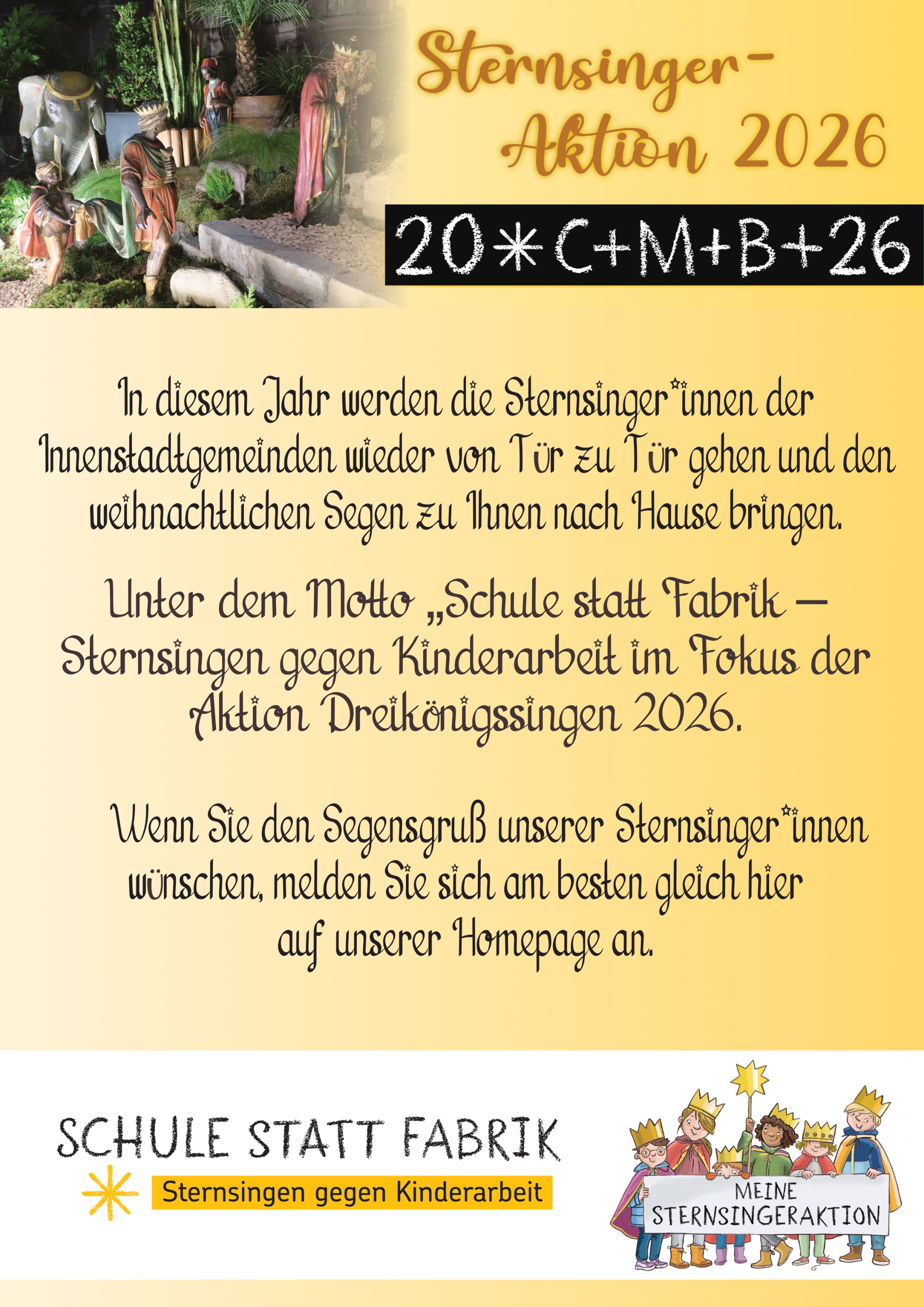 Plakat Sternsinger-Aktion 2026 für Homepage_1