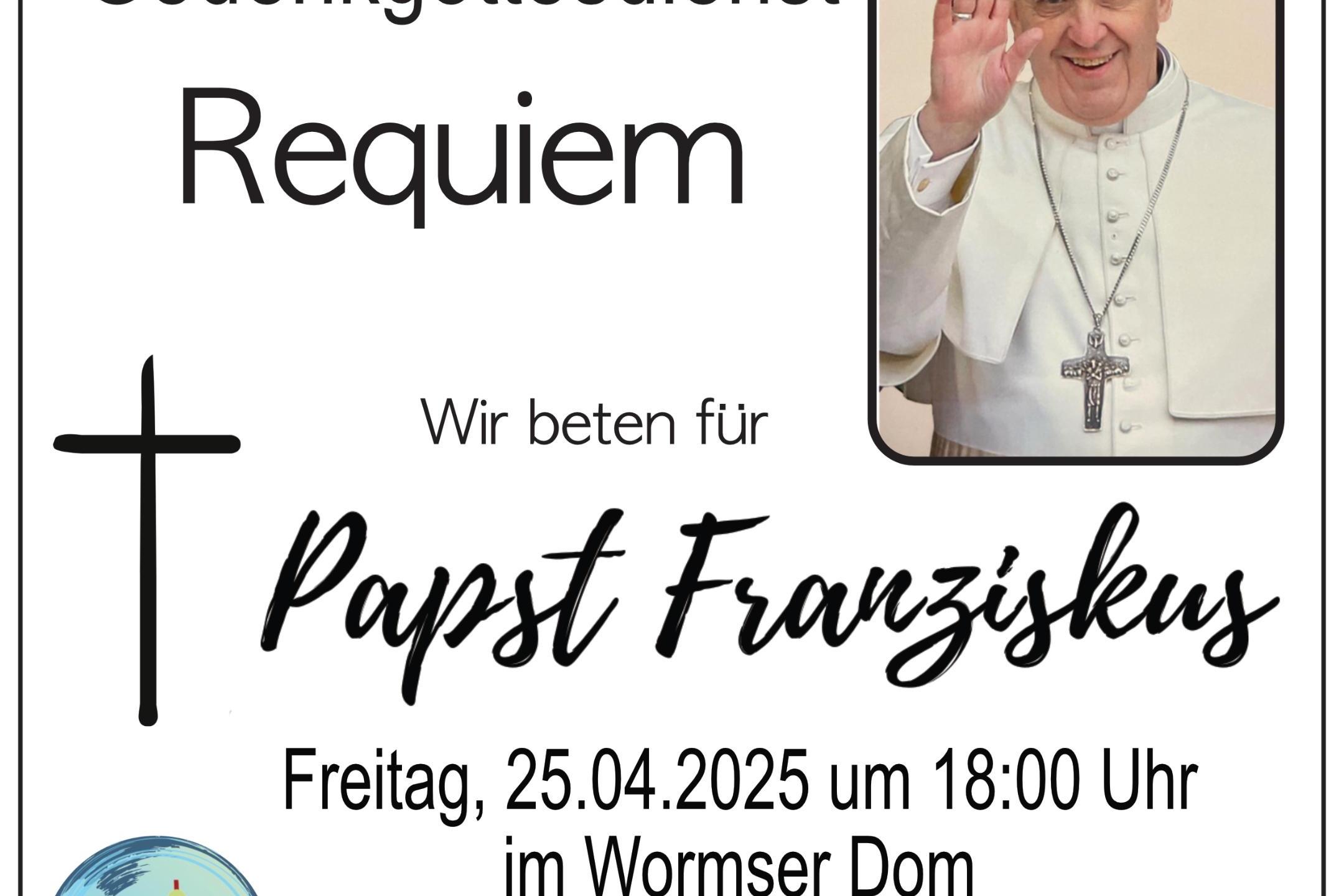 Papst-Franziskus-Gedenkgottesdienst Pastoralraum Worms und Umgebung