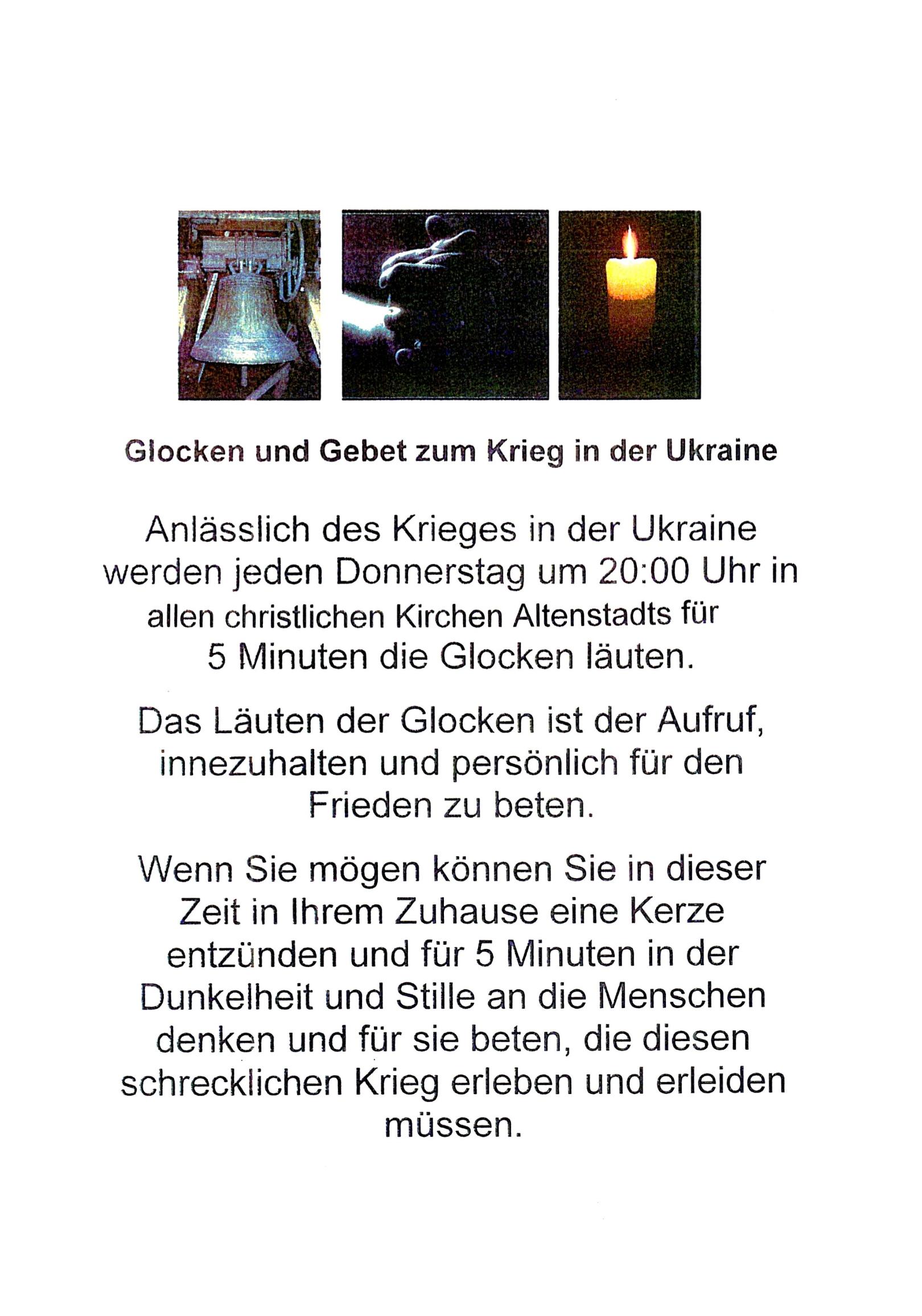 2022-03 Glocken und Gebet (c) Evangelische Kirchengemeinde Höchst