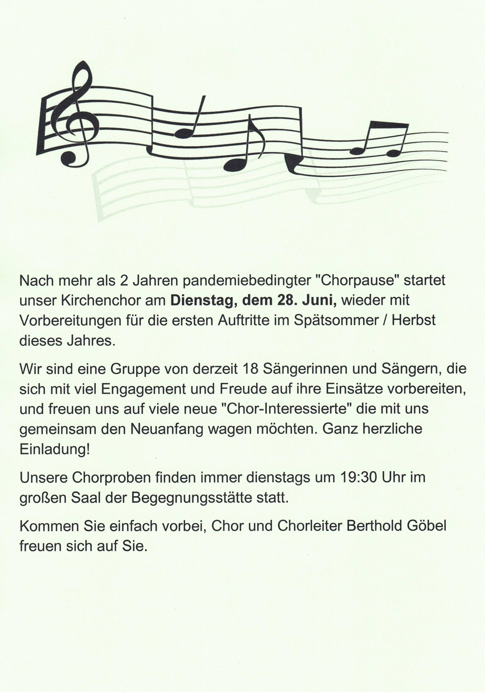 2022-06-13 a Einladung zum Kirchenchor