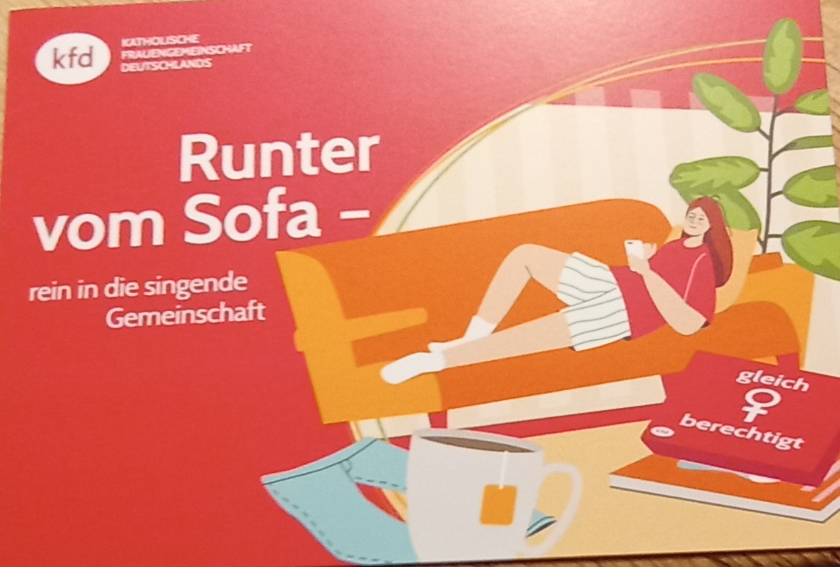 Runter vom Sofa, rein in die singende Gemeinschaft (c) kfd BV