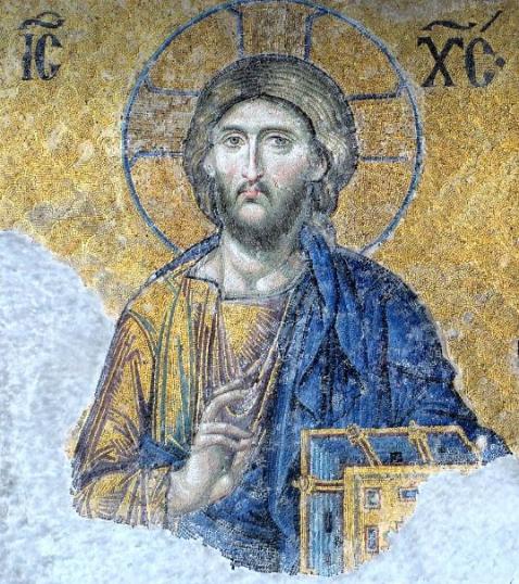 Christus, Mosaik 12. Jahrhundert, Hagia Sophia (c) Gunther Simmermacher, pixabay