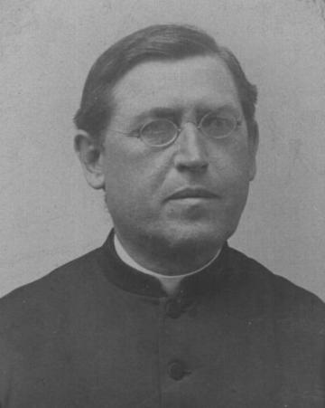 Pfarrer Franz Josef Kempf (1846-1906), Erbauer der neuen Pfarrkirche. (c) Pfarrei St. Gordianus