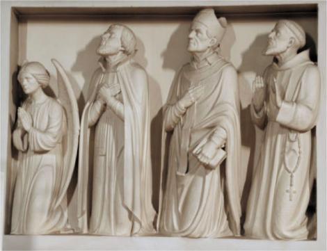Petrus Canisius,  Augustinus, Franziskus (c) Foto J. Michalik