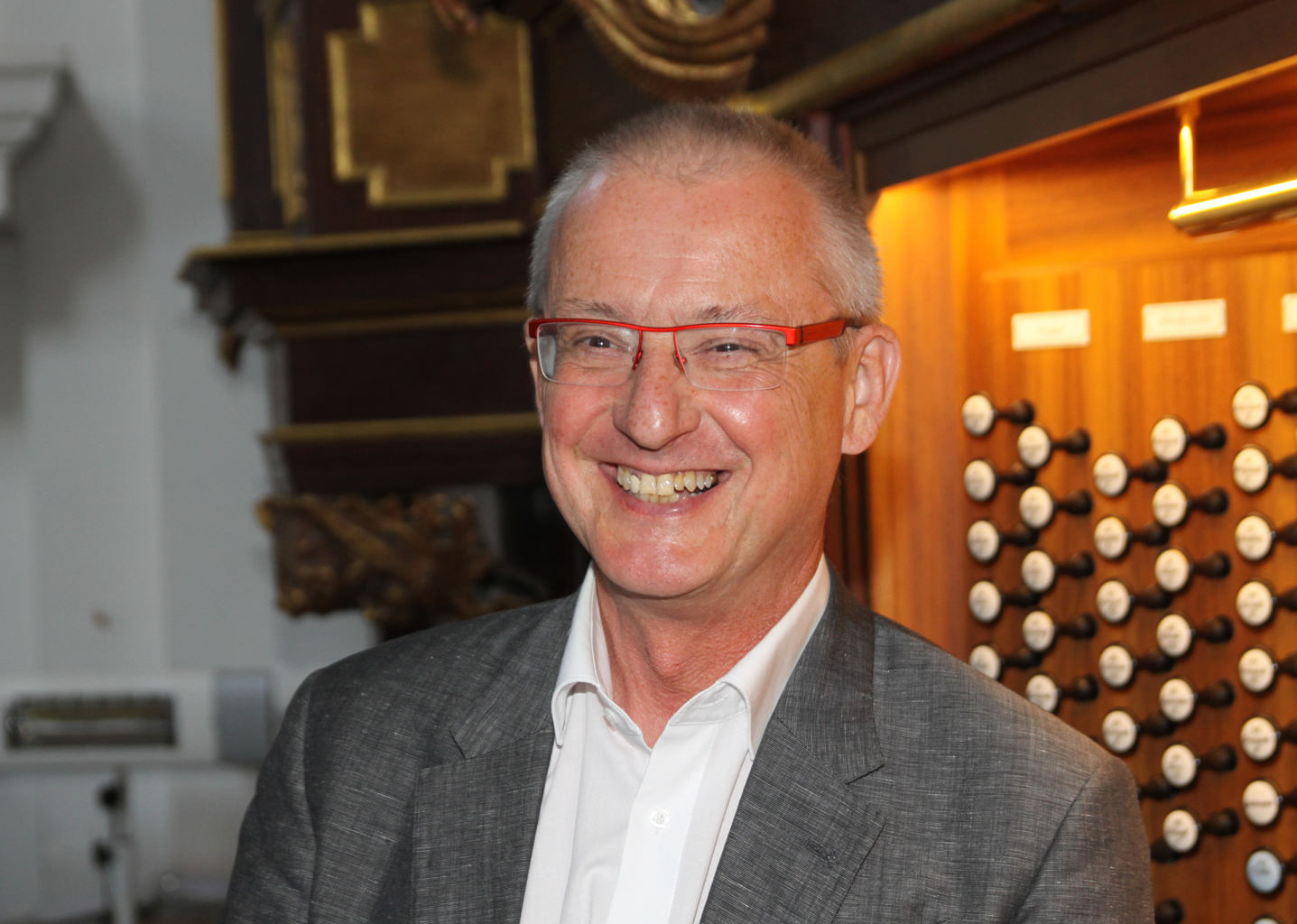 Domorganist Prof. Hans-Jürgen Kaiser begeisterte als virtuoser Improvisator (c) Prof. Kaiser privat