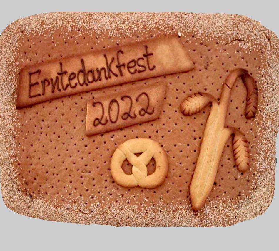 Einmaliger Kuchen, extra zum Erntedankfest 2022 liebevoll gebacken (c) Waldemar Krenz