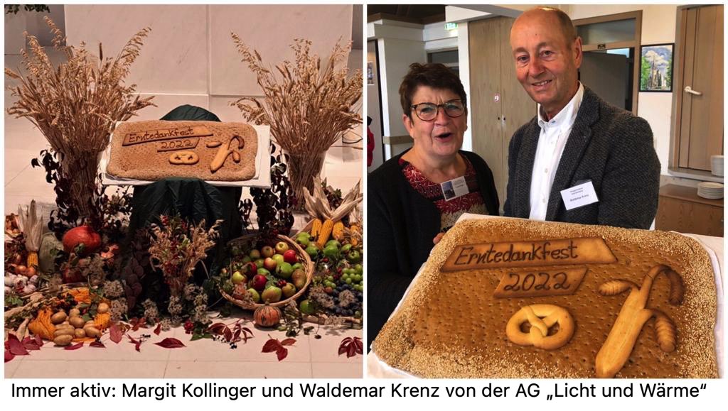 Stets aktiv dabei: Margit Kollinger und Waldemar Krenz (c) AG Licht und Wärme