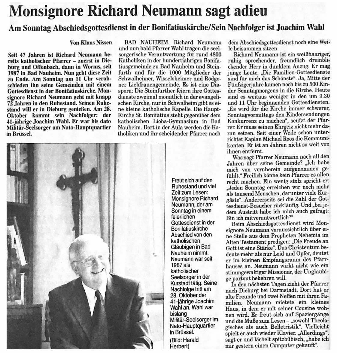 Frankfurter Rundschau von 28.09.2001 (c) Frankfurter Rundschau
