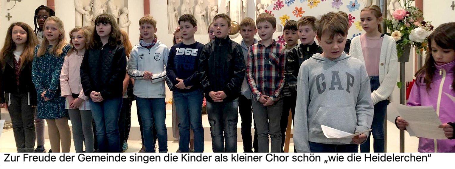 Kinder sangen kräftig und klangschön (c) S. Veith