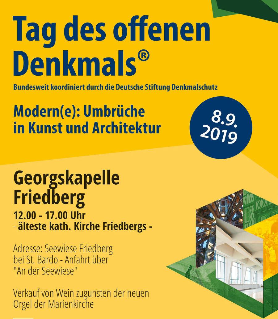 Tag des offenen Denkmals 2019 - Georgskapelle Friedberg