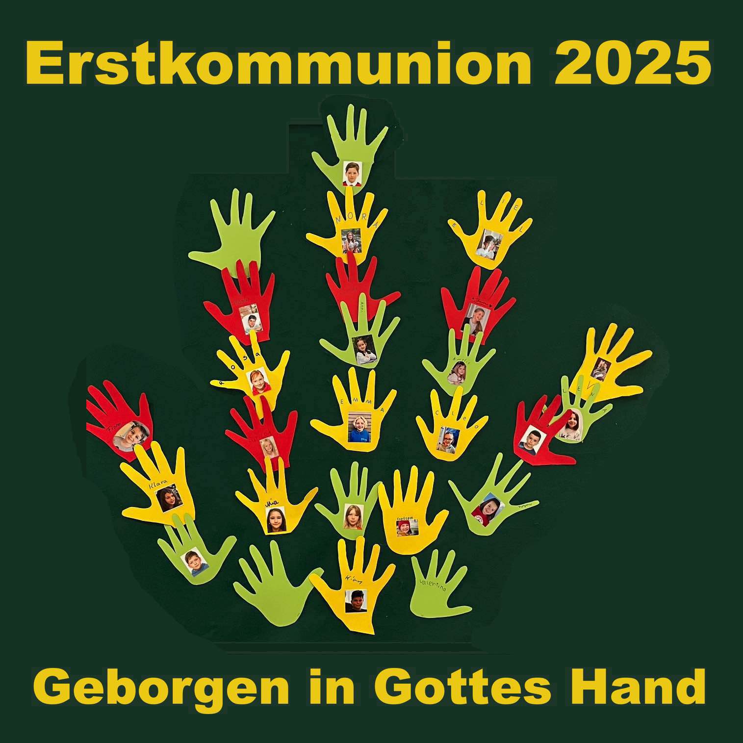 Erstkommunionkinder des Jahrgangs 2025