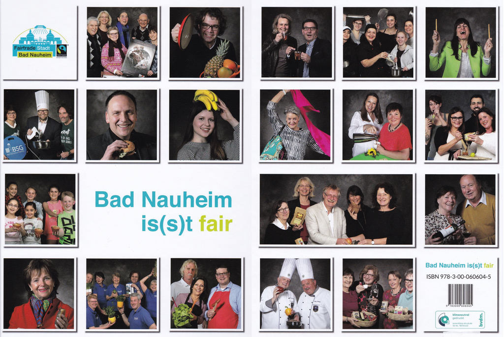 Zahlreiche Bad Nauheimer/innen engagieren sich für den fairen Handel (c) Initiative Bad Nauheim is(s)t fair