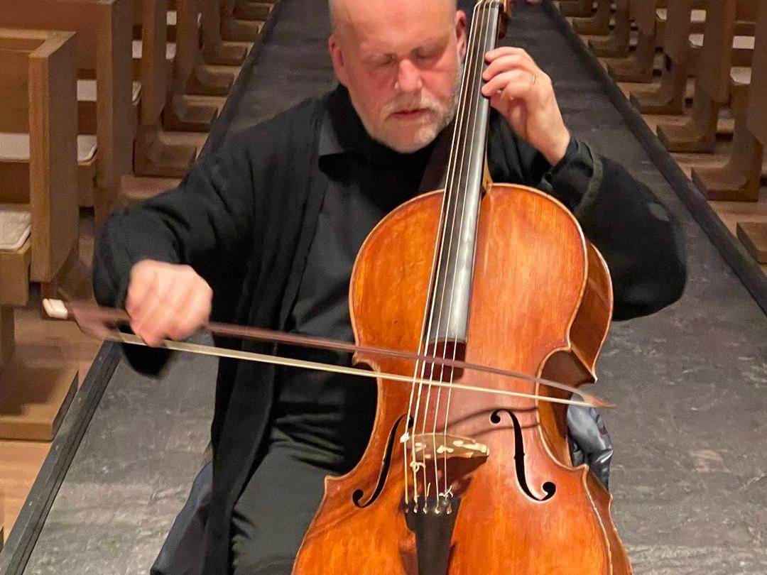 Ludwig Frankmar am Barock-Cello