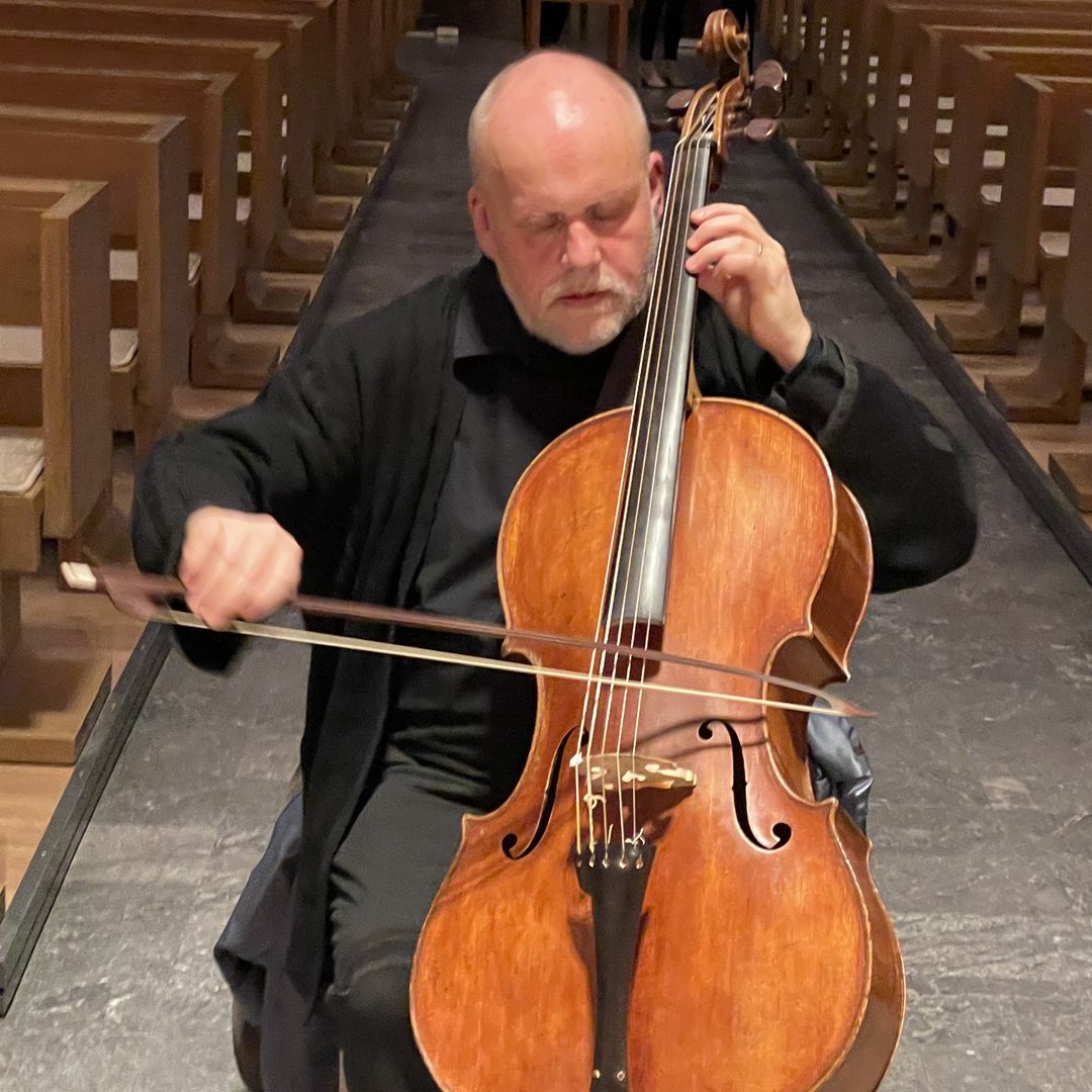 Ludwig Frankmar am Barock-Cello