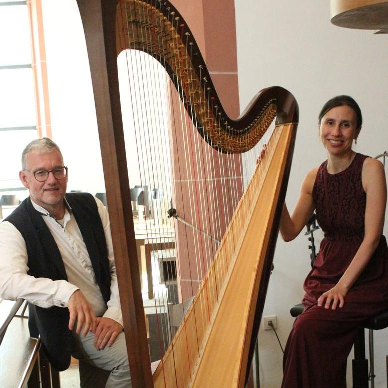 Glücklich über ihr gelungenes Konzert: CHristof Becker und Mónica Rincón