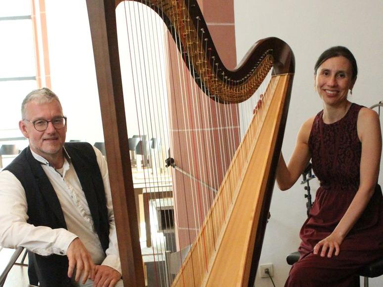 Glücklich über ihr gelungenes Konzert: CHristof Becker und Mónica Rincón