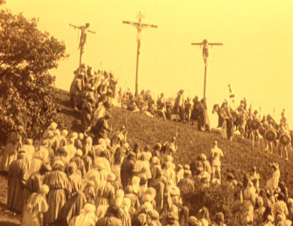 Kreuzigung auf Golgotha (c) Szenenfoto aus dem Film Der Galiläer