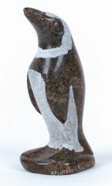 Skulptur „Pinguin“ (Serpentinstein) (c) El Puente