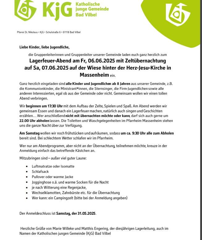 Zeltübernachtung Lagerfeuer