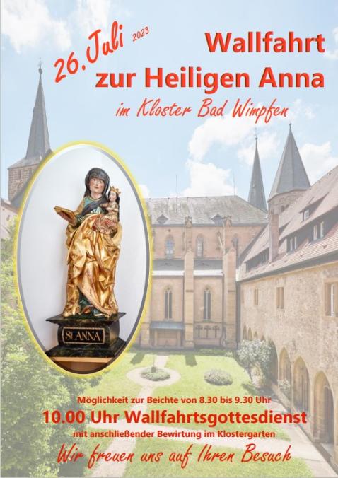 Anna-Wallfahrt 2023 (c) Kath. Kirchengemeinde Hl. Kreuz