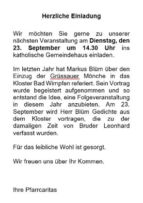 Caritas 23.09.2025 (c) Kath. Kirchengemeinde Hl. Kreuz
