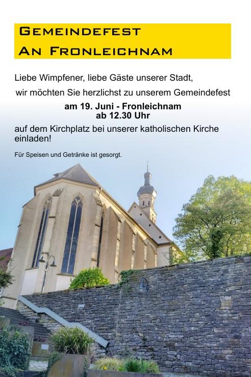 Einladung zum Gemeindefest 2025